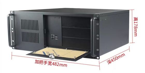 4U IPC Industrial Rack Mount Computador Rack superior 7 ou 14 slots de expansão