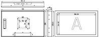 IP65 17,3 polegadas Industrial Touch Screen Monitor / Industrial Touch Screen Display
