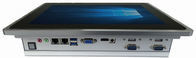 12.1 polegadas capacitivo Fanless Touch Screen PC J1900 CPU Dual Network 2 Série 4 USB