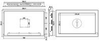 21.5 polegadas Industrial Touch Panel PC IP65 impermeável Embedded PC Touch Screen