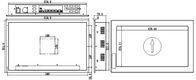 P2106TW2 1920x1080 Industrial Touch Panel PC 21,5 polegadas 1 PCI ou PCIE Extensão
