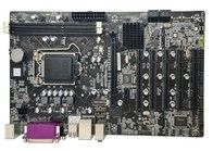 PCH H61 Chip Industrial ATX Motherboard sem ventilador 2 LAN 6 COM VGA HDMI ATX-H61AH268