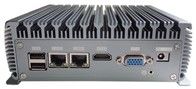 4G DDR3 Industrial PC incorporado sem ventilador I3 / I5 / I7 CPU 2LAN 2COM 6USB