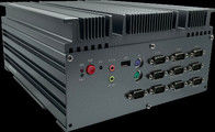 IPC 4 PCIE Caixa de extensão sem ventilador PC MIS-6606 Caixa incorporada sem ventilador de alumínio