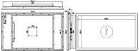 32 polegadas Larga Industrial Computador Monitores touch screen DC 12V Entrada de energia
