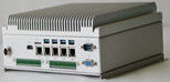 Computadores embutidos industriais sem ventilador 2U 4G Memória 64GB Disco de estado sólido