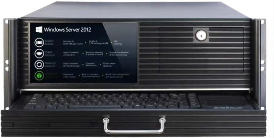 Rackmount Industrial Pessoal PC Intel Core I7 / i5 / i3 20kg Peso armazenamento MSATA