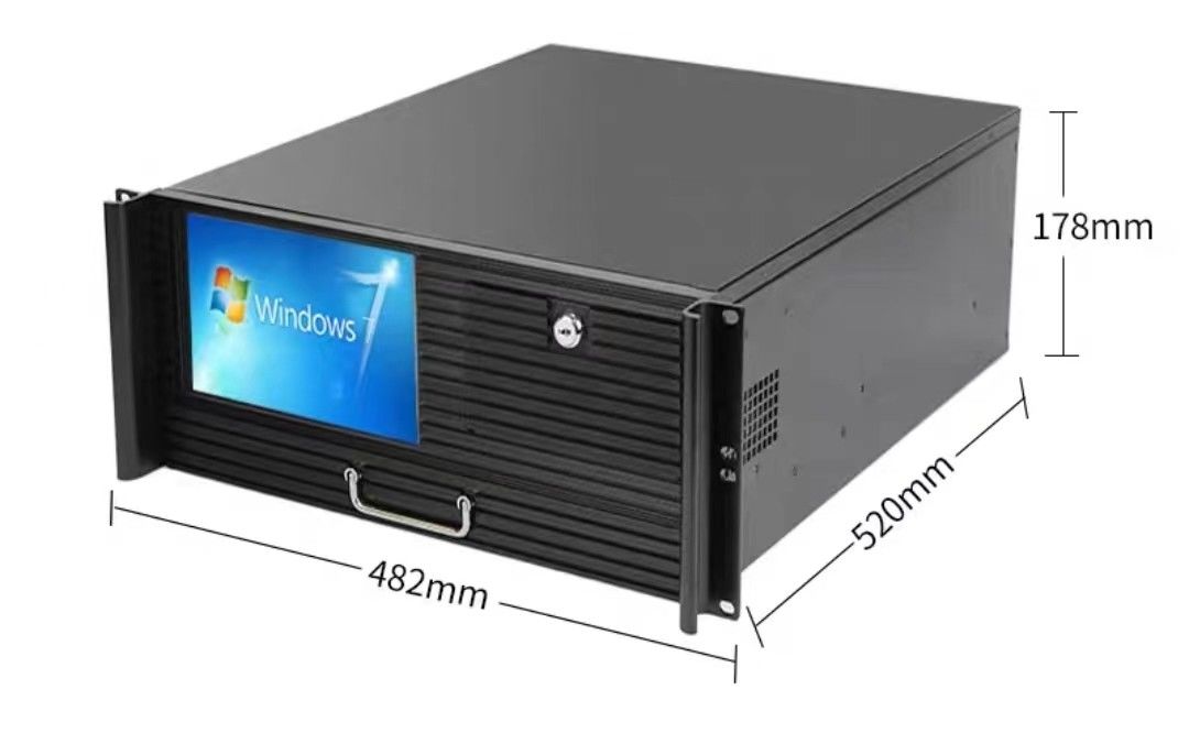Rackmount Industrial Pessoal PC Intel Core I7 / i5 / i3 20kg Peso armazenamento MSATA